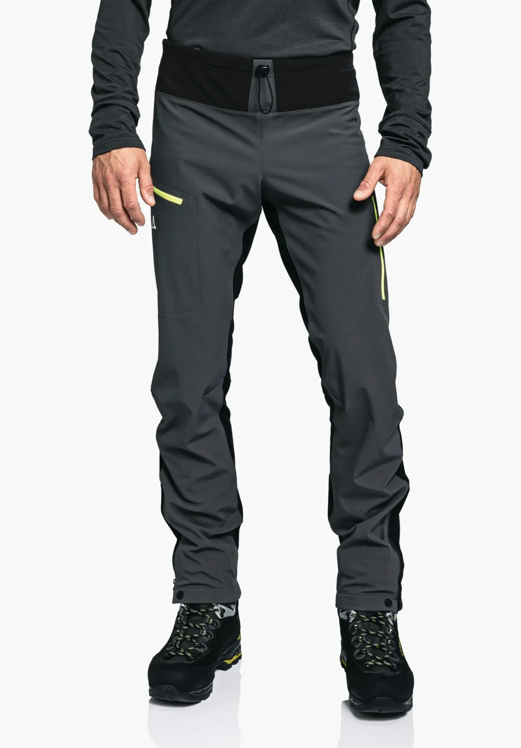 MEN SCHÖFFEL Trek & Hike|Pants Long<Technical softshell hiking pants red