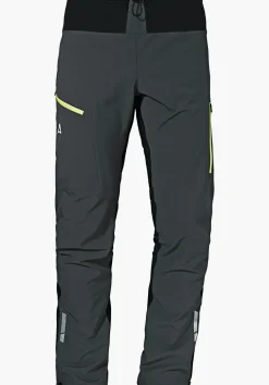 MEN SCHÖFFEL Trek & Hike|Pants Long<Technical softshell hiking pants red