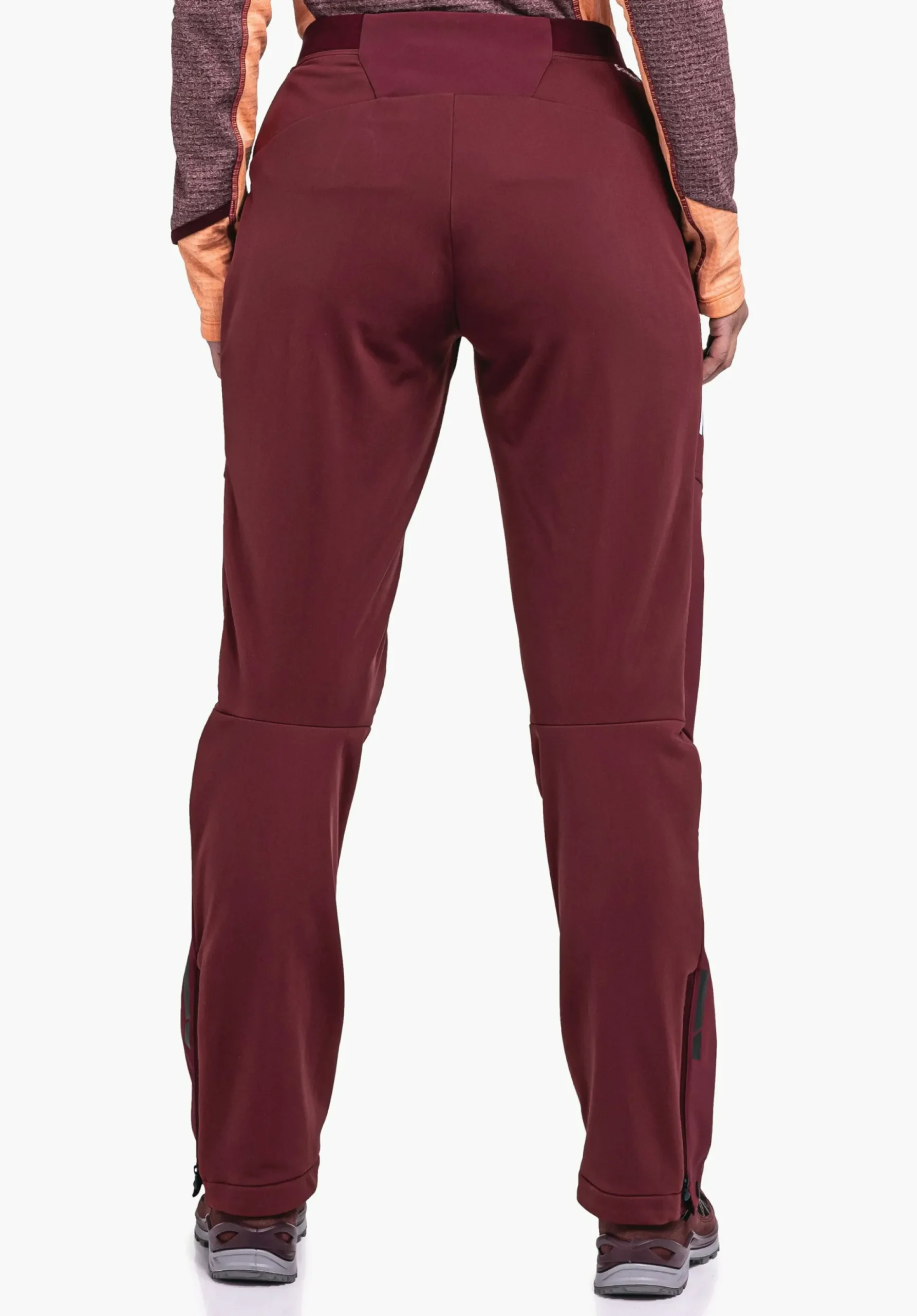 WOMEN SCHÖFFEL Pants Long<Technical softshell hiking pants red