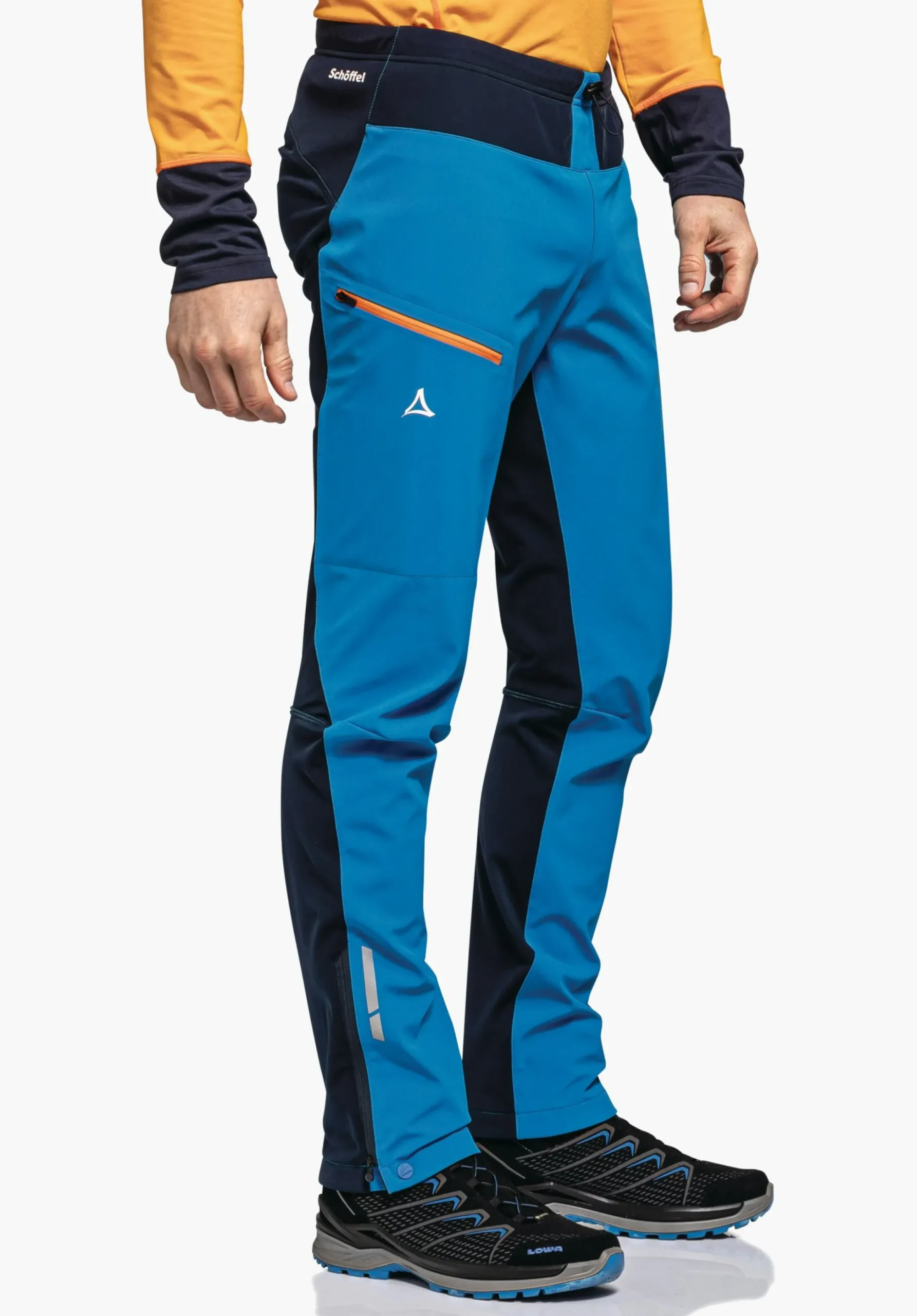 MEN SCHÖFFEL Trek & Hike|Pants Long<Technical softshell hiking pants red