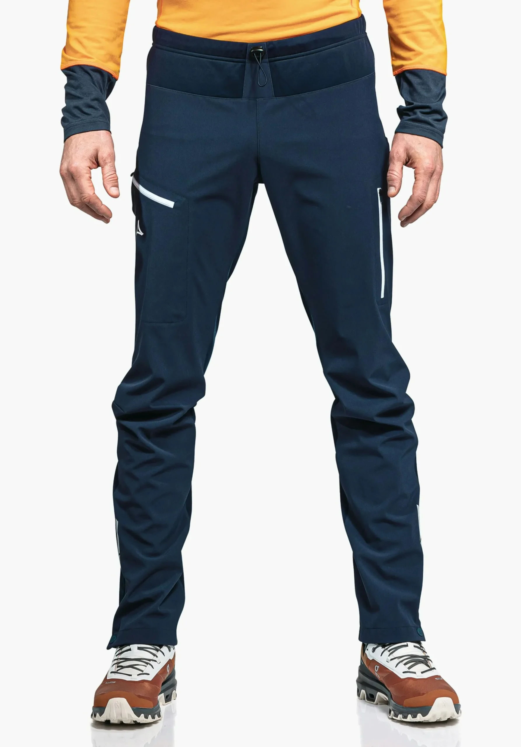 MEN SCHÖFFEL Trek & Hike|Pants Long<Technical softshell hiking pants red