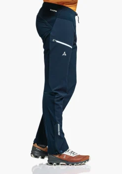 MEN SCHÖFFEL Trek & Hike|Pants Long<Technical softshell hiking pants red