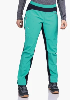 WOMEN SCHÖFFEL Trek & Hike|Pants Long<Technical softshell hiking pants red