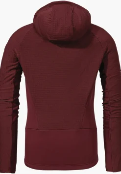 WOMEN SCHÖFFEL Ski Tour|Mountaineering<Technical sporty fleece hoody red