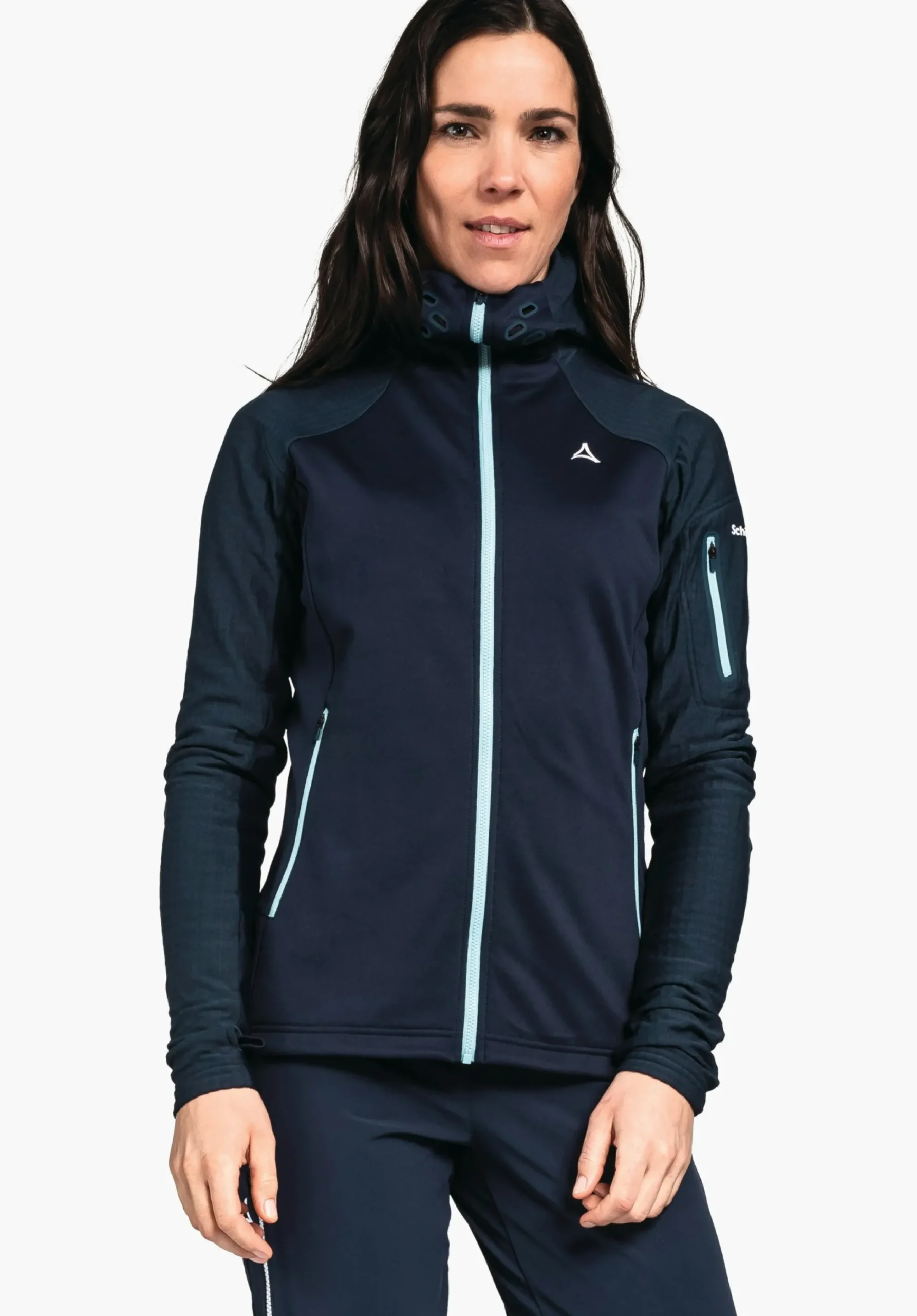 WOMEN SCHÖFFEL Ski Tour|Mountaineering<Technical sporty fleece hoody red