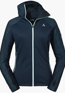 WOMEN SCHÖFFEL Ski Tour|Mountaineering<Technical sporty fleece hoody red