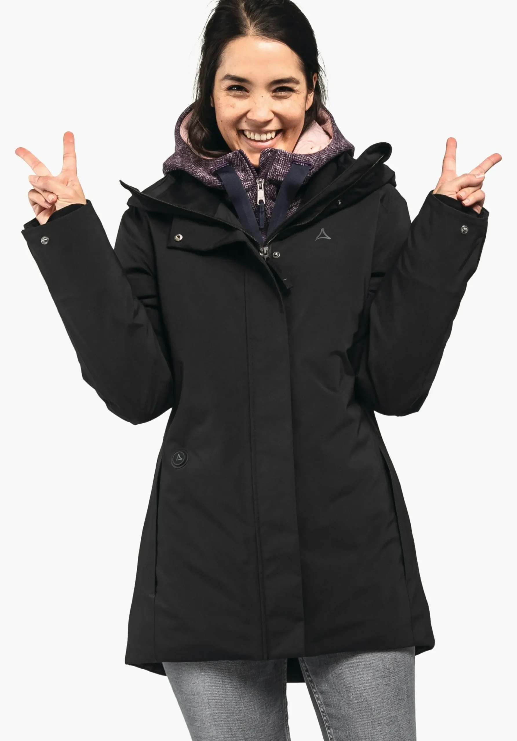 WOMEN SCHÖFFEL Travel/Leisure|Outdoor Jackets<Trendy parka, warms at a touch green