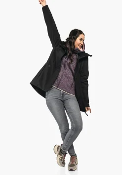 WOMEN SCHÖFFEL Travel/Leisure|Outdoor Jackets<Trendy parka, warms at a touch green