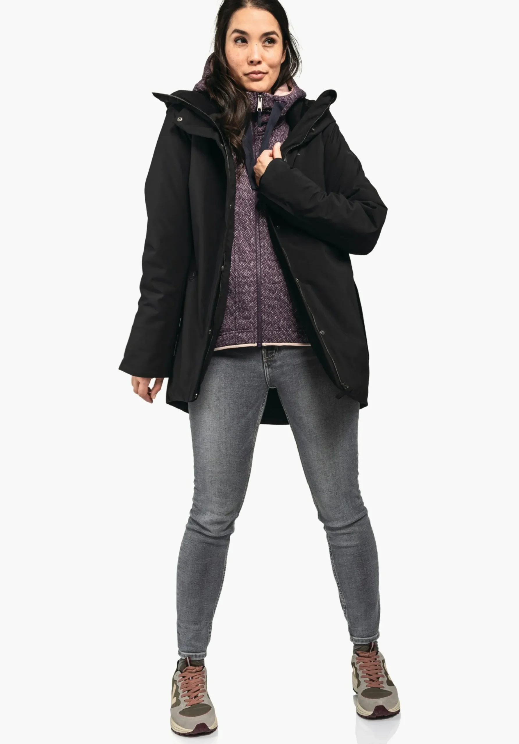 WOMEN SCHÖFFEL Travel/Leisure|Outdoor Jackets<Trendy parka, warms at a touch green