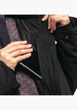 WOMEN SCHÖFFEL Travel/Leisure|Outdoor Jackets<Trendy parka, warms at a touch green