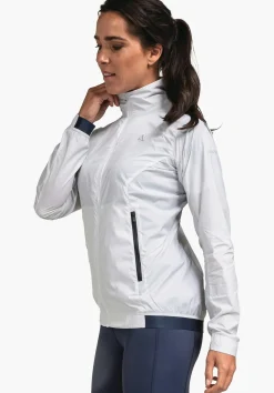 WOMEN SCHÖFFEL Outdoor Jackets|Trek & Hike<Ultra-light water-repellent windcheater white