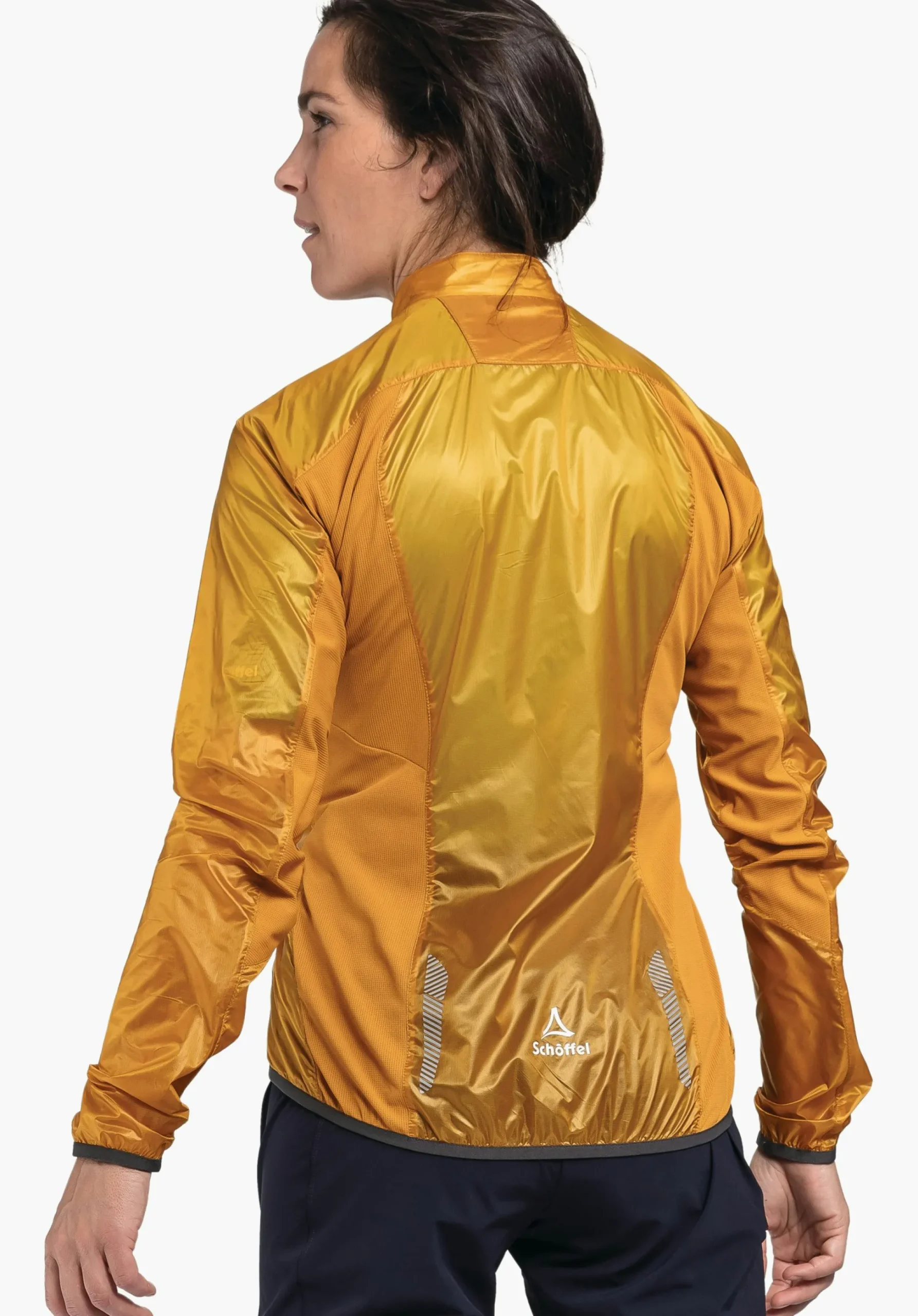 WOMEN SCHÖFFEL Bike<Ultra-light windcheater for any cycle trip gelb
