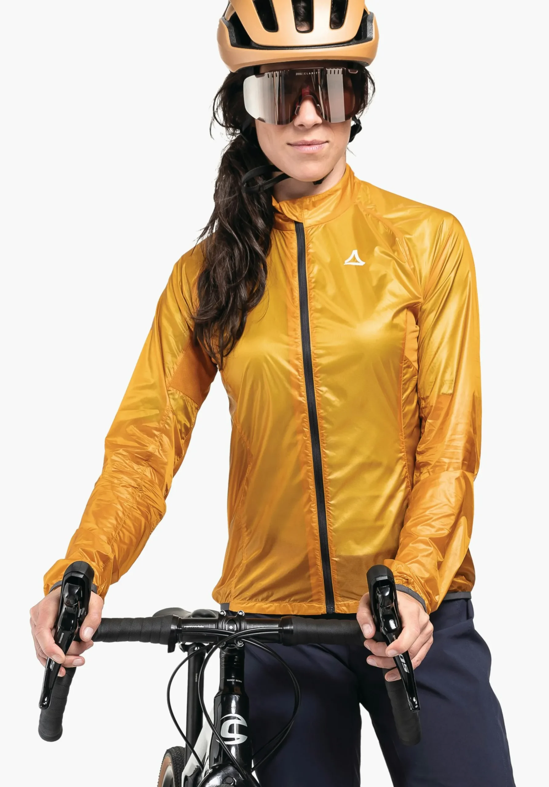 WOMEN SCHÖFFEL Bike<Ultra-light windcheater for any cycle trip gelb