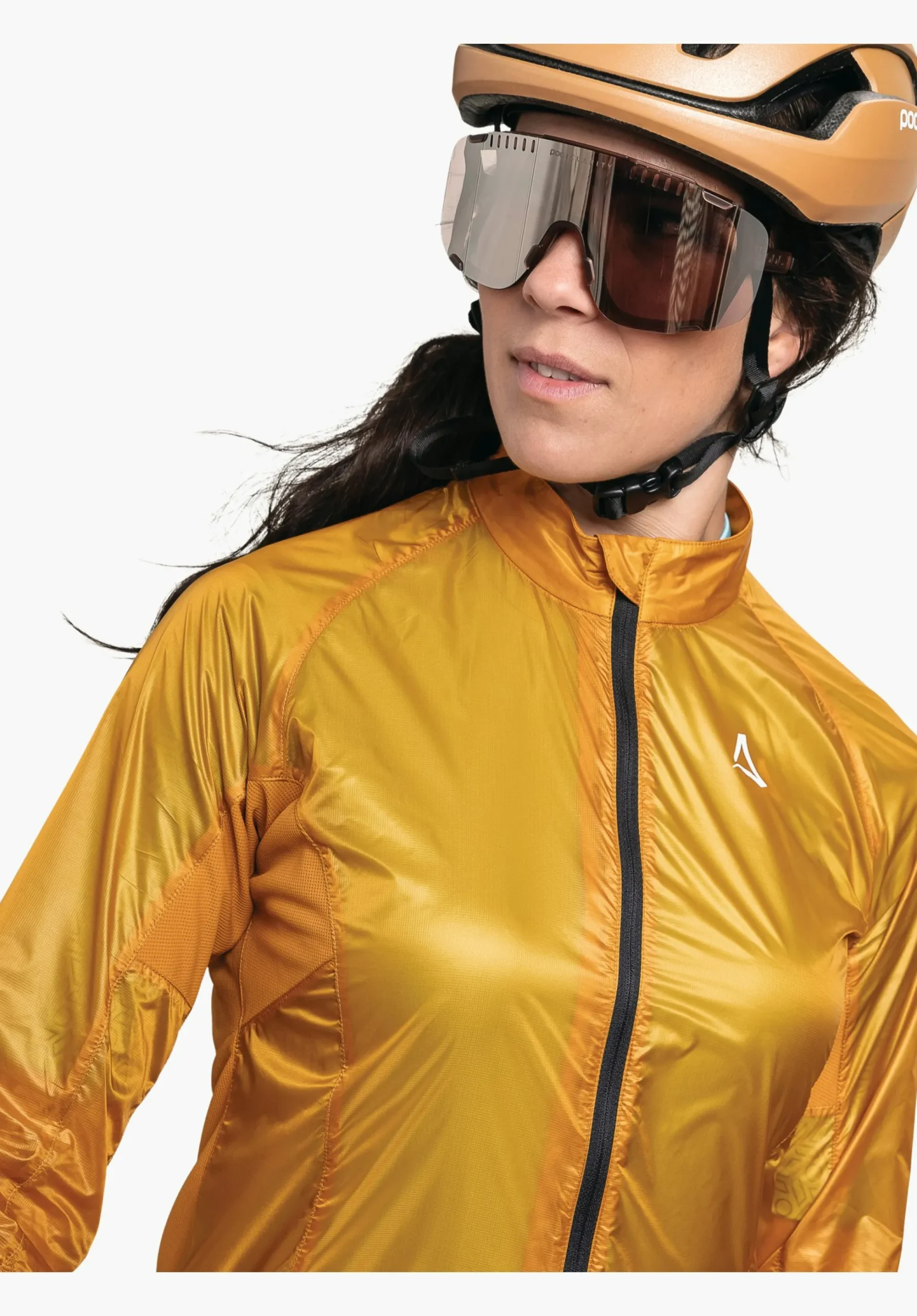WOMEN SCHÖFFEL Bike<Ultra-light windcheater for any cycle trip gelb