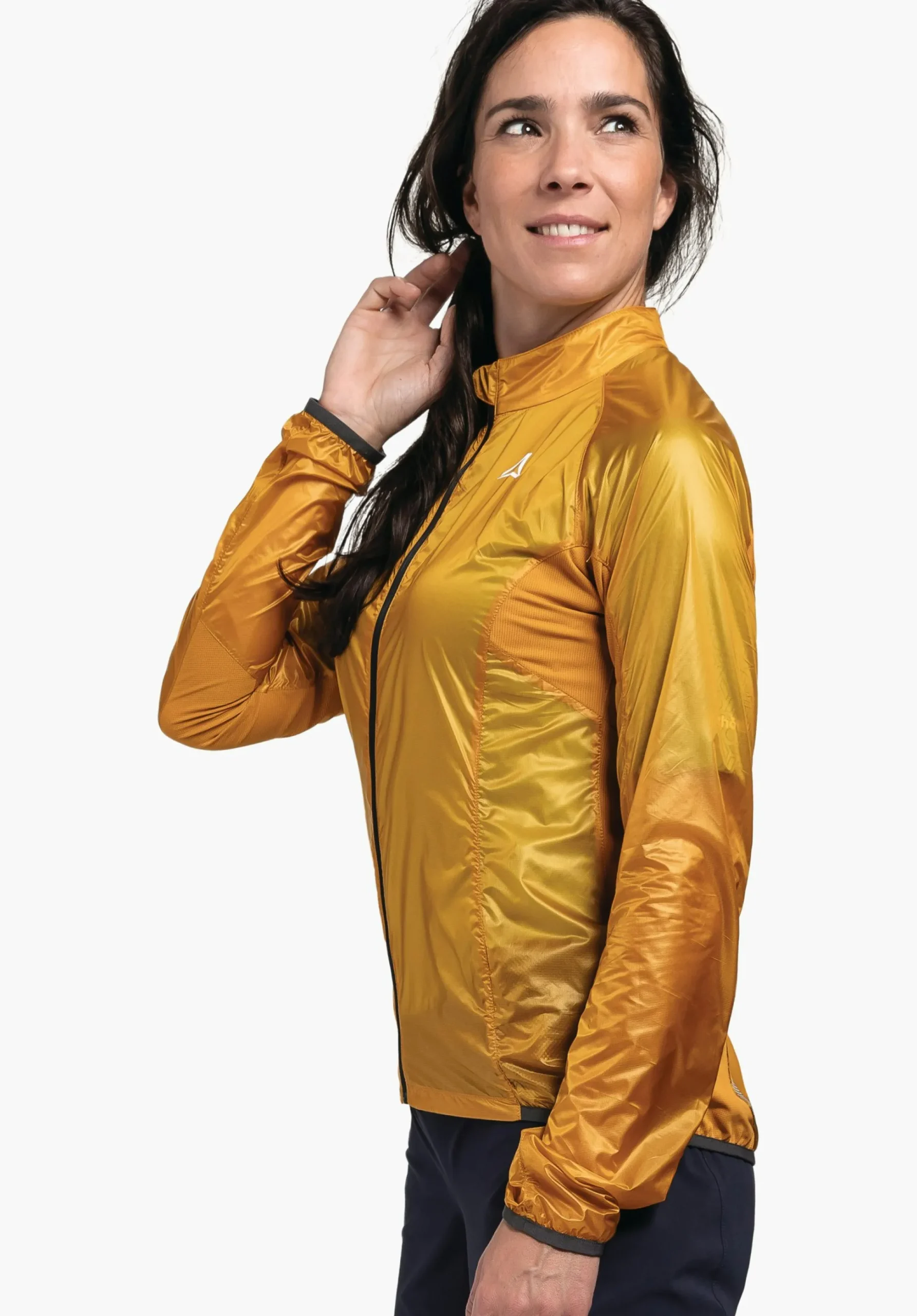 WOMEN SCHÖFFEL Bike<Ultra-light windcheater for any cycle trip gelb