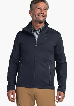 MEN SCHÖFFEL <Urban fleece with power stretch grün