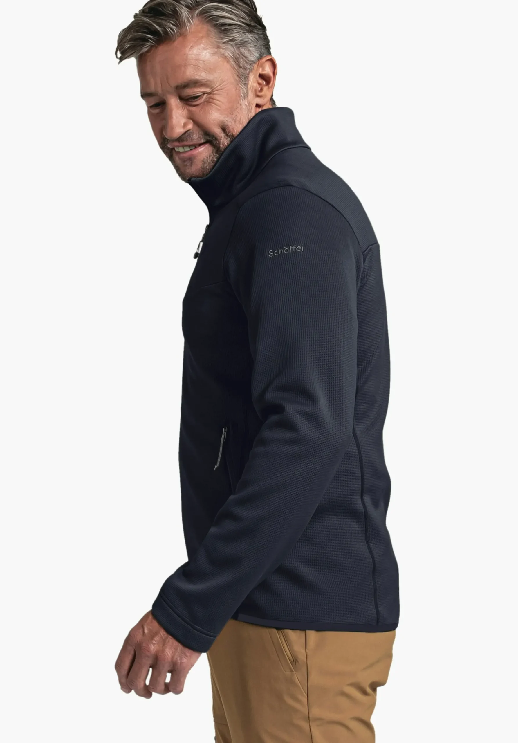 MEN SCHÖFFEL <Urban fleece with power stretch grün