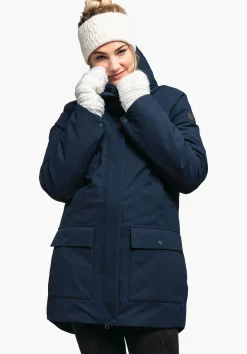 WOMEN SCHÖFFEL Travel/Leisure|Parka / Coat<Urban winter parka for wet and cold days red