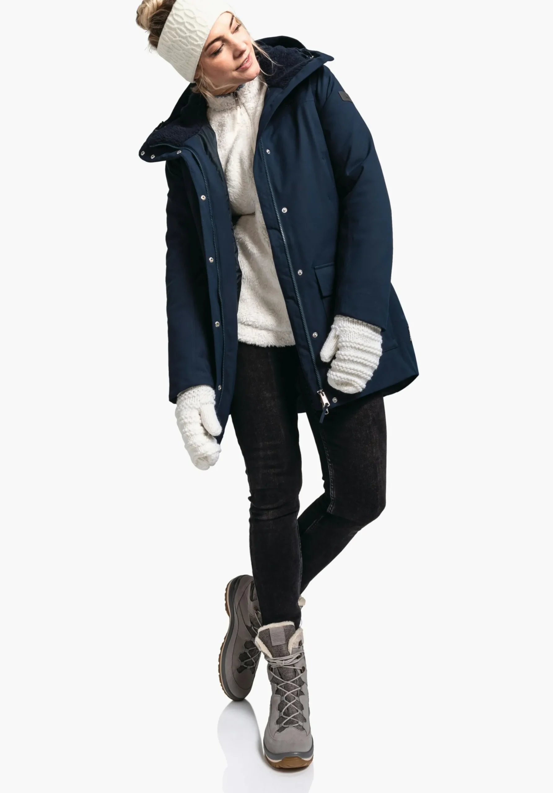 WOMEN SCHÖFFEL Travel/Leisure|Parka / Coat<Urban winter parka for wet and cold days red