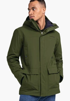 MEN SCHÖFFEL Travel/Leisure|Parka / Coat<Urban winter parka for wet and cold days orange