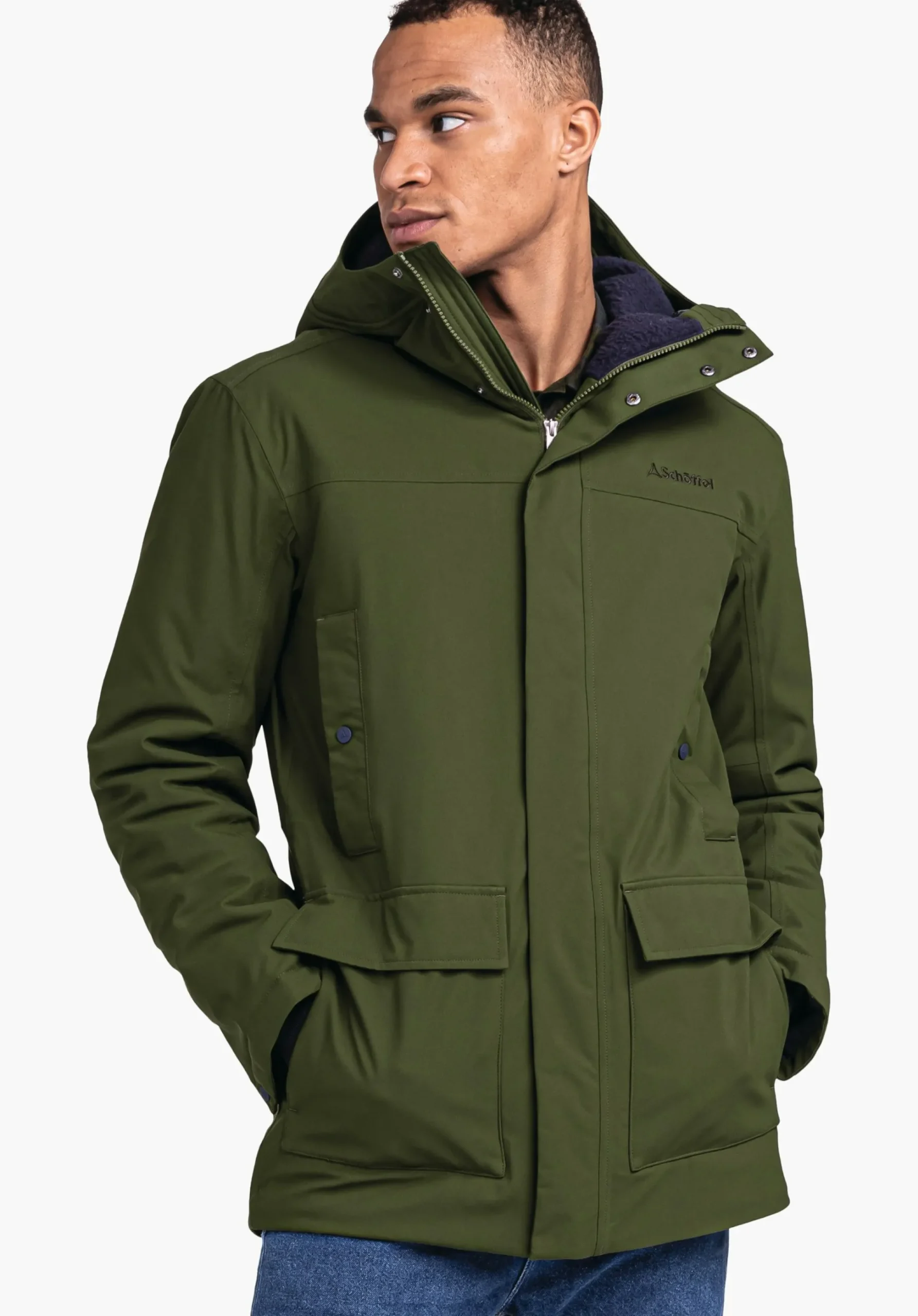 MEN SCHÖFFEL Travel/Leisure|Parka / Coat<Urban winter parka for wet and cold days orange