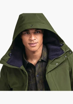 MEN SCHÖFFEL Travel/Leisure|Parka / Coat<Urban winter parka for wet and cold days orange