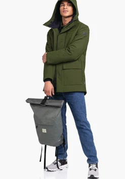 MEN SCHÖFFEL Travel/Leisure|Parka / Coat<Urban winter parka for wet and cold days orange