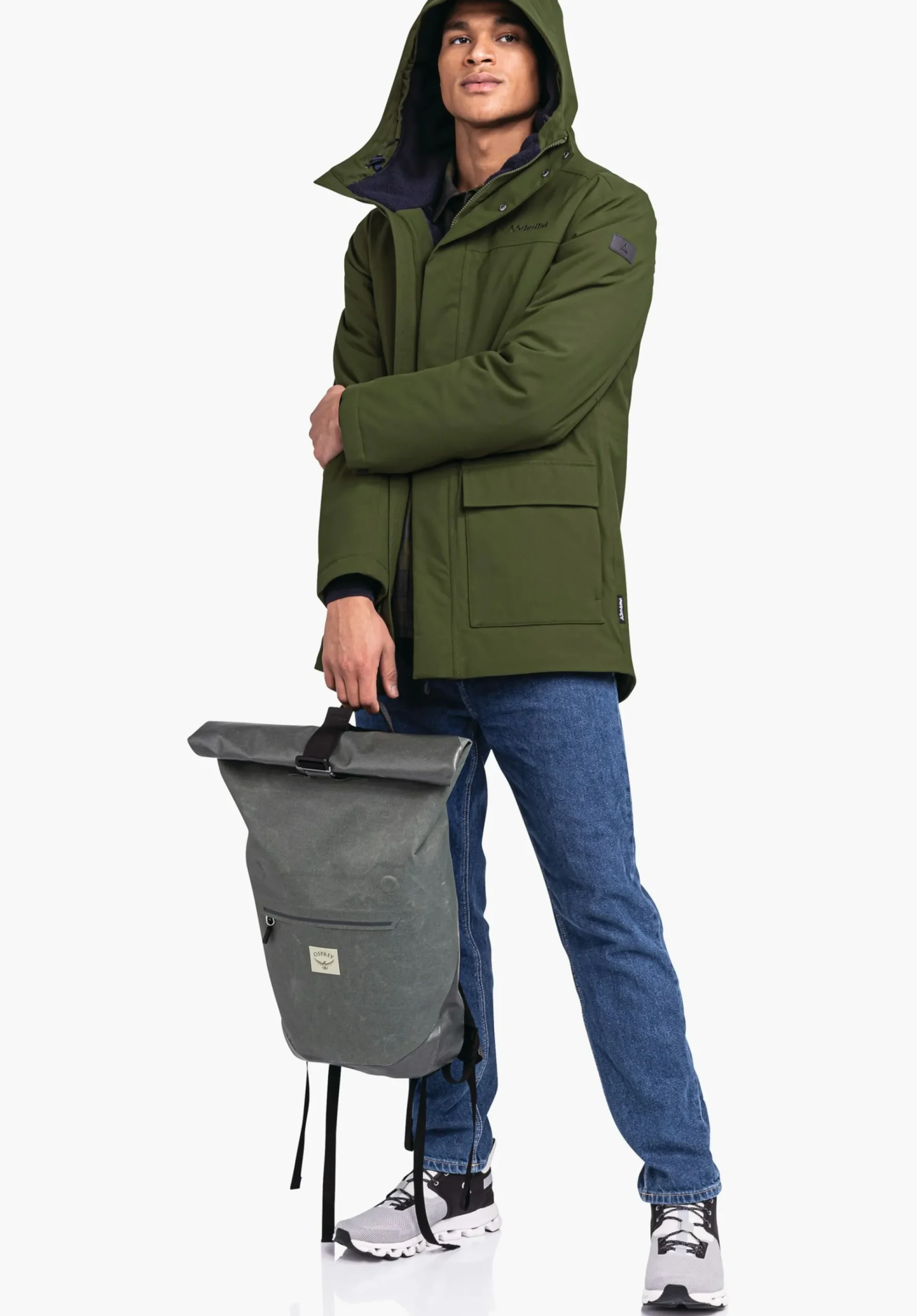 MEN SCHÖFFEL Travel/Leisure|Parka / Coat<Urban winter parka for wet and cold days orange
