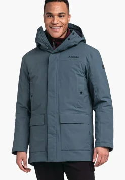 MEN SCHÖFFEL Travel/Leisure|Parka / Coat<Urban winter parka for wet and cold days orange