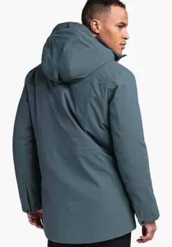 MEN SCHÖFFEL Travel/Leisure|Parka / Coat<Urban winter parka for wet and cold days orange