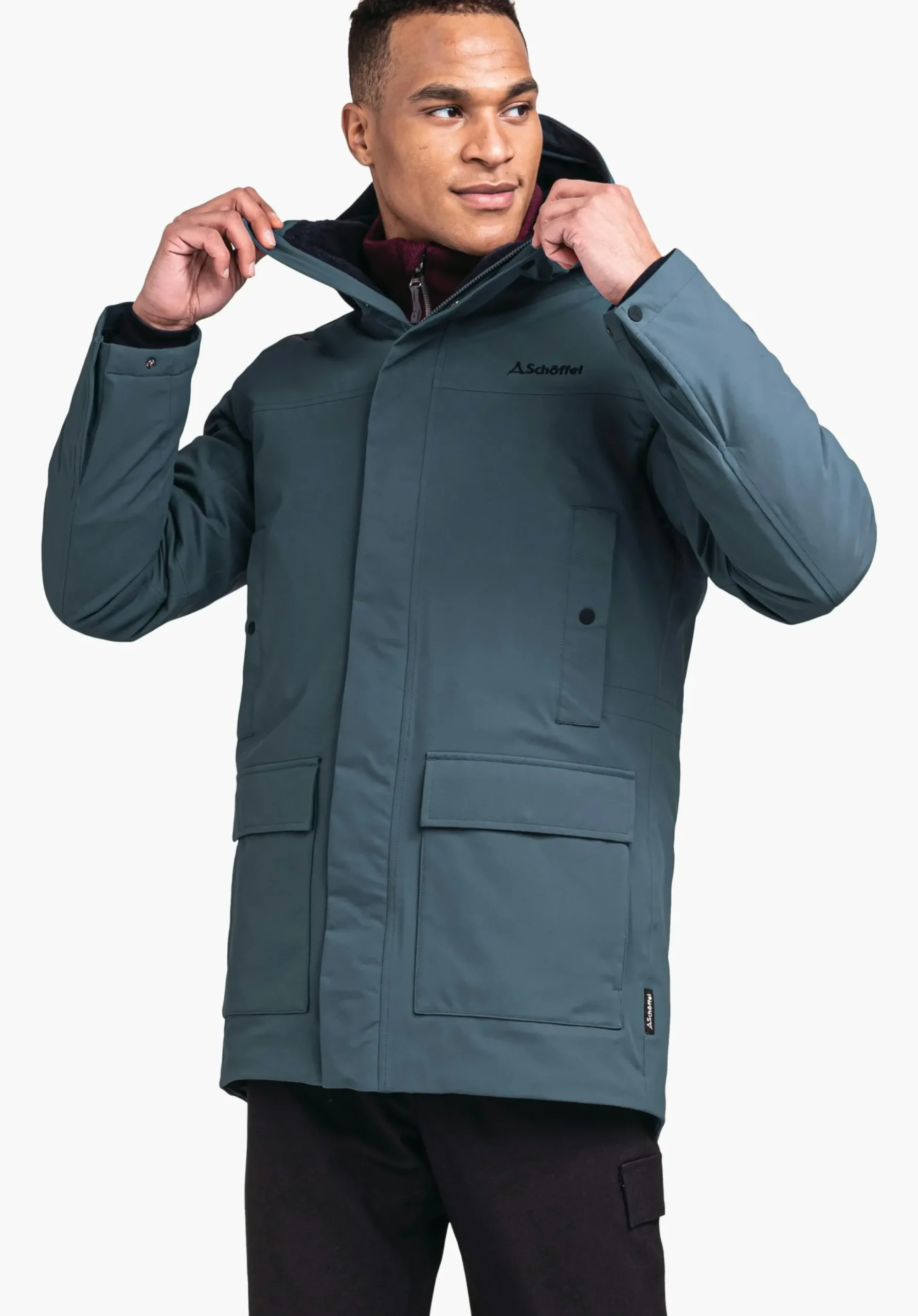 MEN SCHÖFFEL Travel/Leisure|Parka / Coat<Urban winter parka for wet and cold days orange
