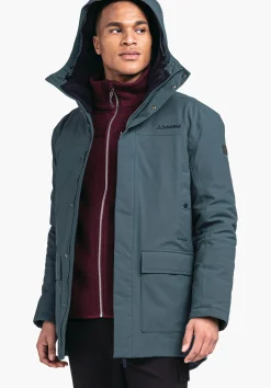 MEN SCHÖFFEL Travel/Leisure|Parka / Coat<Urban winter parka for wet and cold days orange