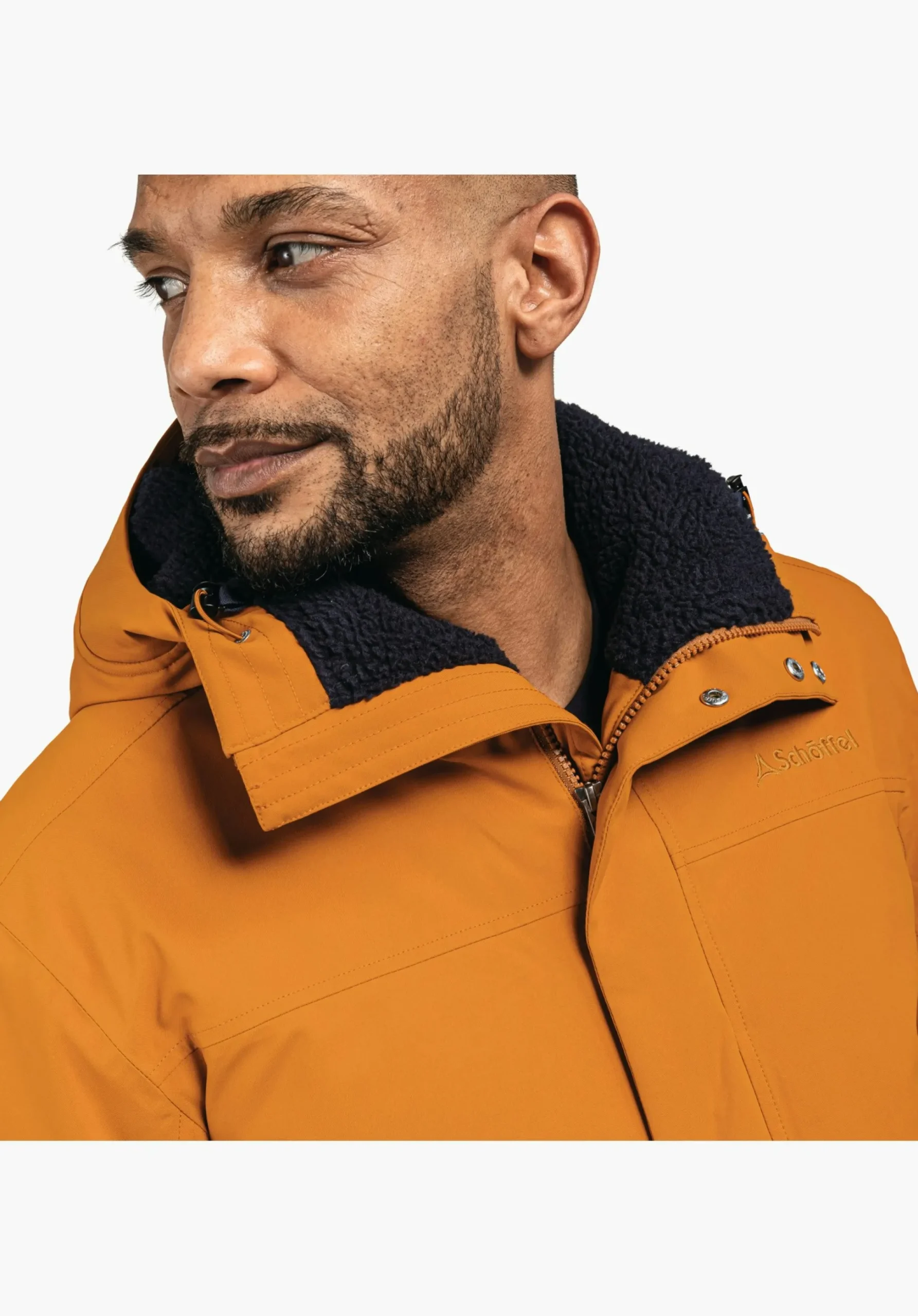MEN SCHÖFFEL Parka / Coat|Travel/Leisure<Urban winter parka for wet and cold days orange