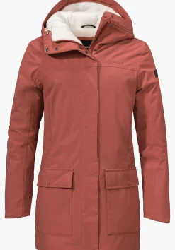 WOMEN SCHÖFFEL Travel/Leisure|Parka / Coat<Urban winter parka for wet and cold days red