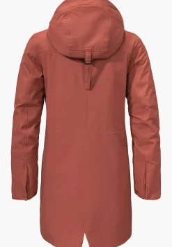 WOMEN SCHÖFFEL Travel/Leisure|Parka / Coat<Urban winter parka for wet and cold days red