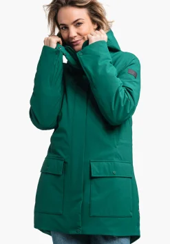 WOMEN SCHÖFFEL Travel/Leisure|Parka / Coat<Urban winter parka for wet and cold days red