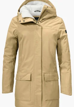 WOMEN SCHÖFFEL Travel/Leisure|Parka / Coat<Urban winter parka for wet and cold days red