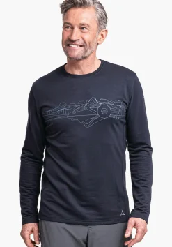 MEN SCHÖFFEL Trek & Hike<Very comfortable to wear longsleeve red