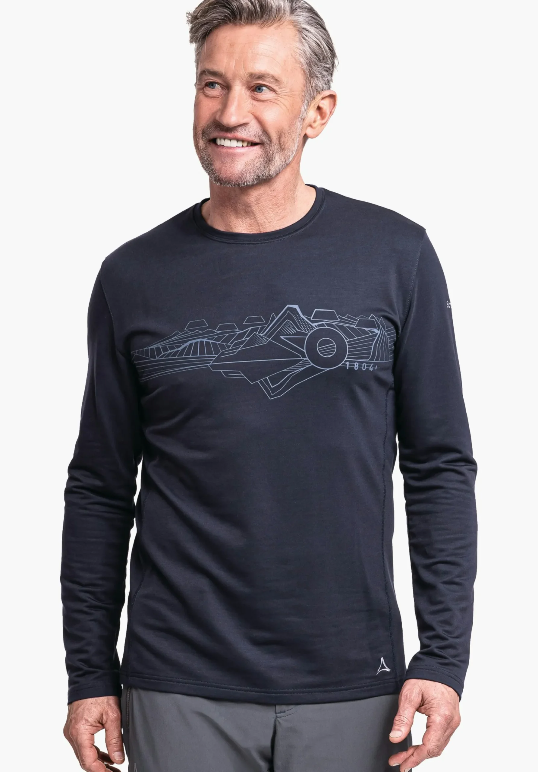 MEN SCHÖFFEL Trek & Hike<Very comfortable to wear longsleeve red