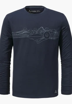 MEN SCHÖFFEL Trek & Hike<Very comfortable to wear longsleeve red