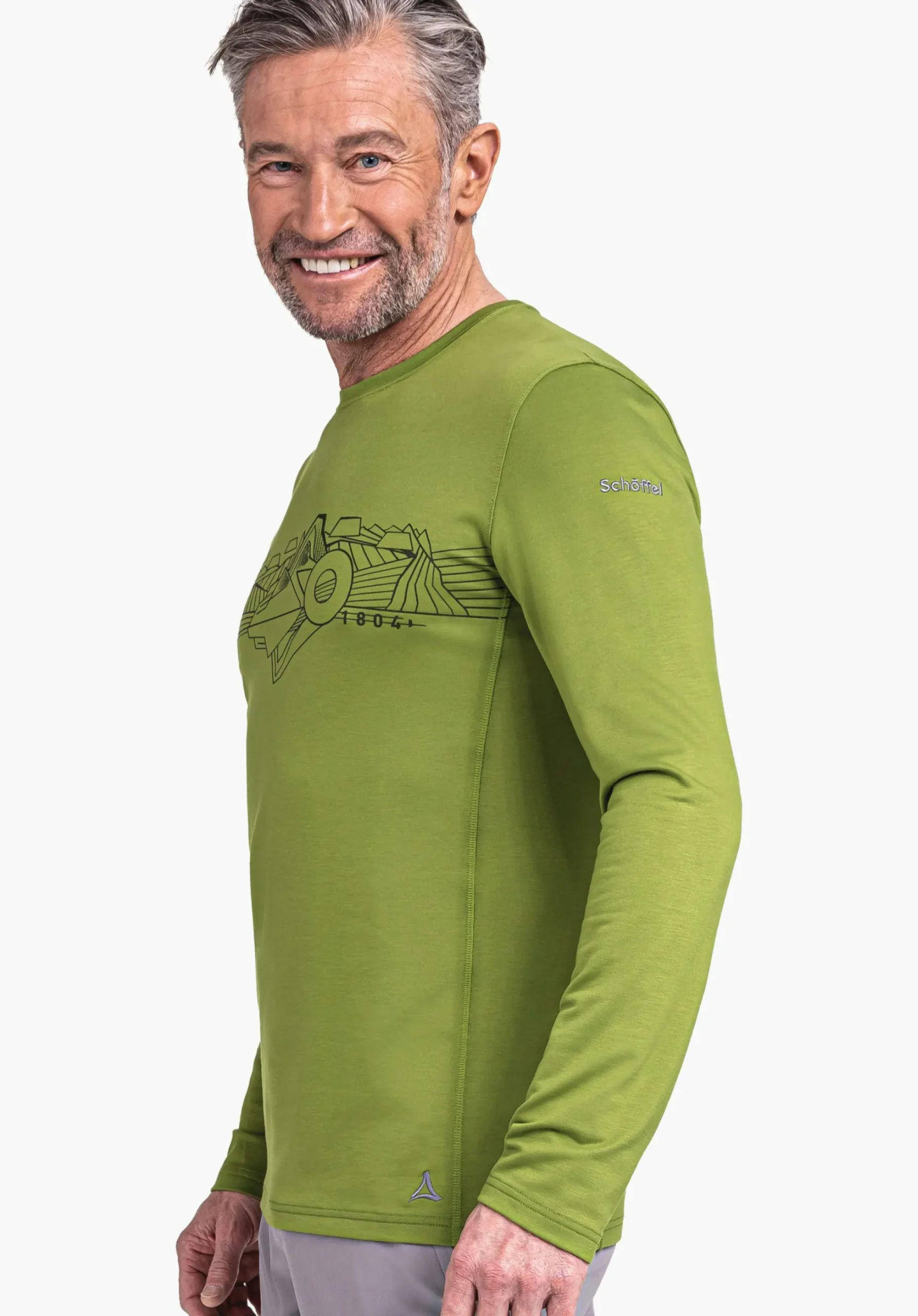 MEN SCHÖFFEL Trek & Hike<Very comfortable to wear longsleeve red