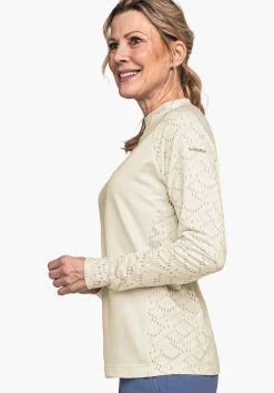 WOMEN SCHÖFFEL Trek & Hike<Very comfortable to wear longsleeve white