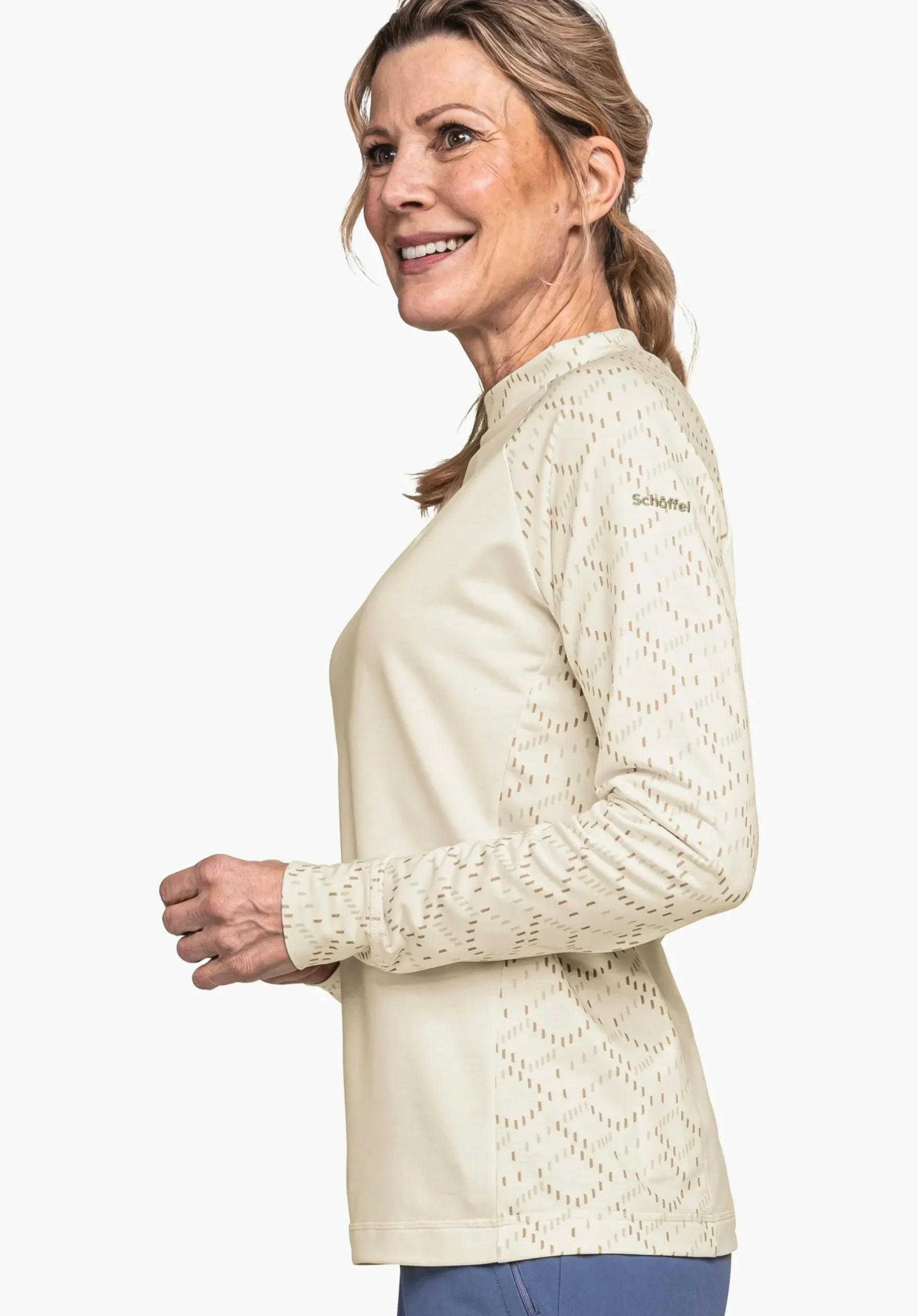 WOMEN SCHÖFFEL Trek & Hike<Very comfortable to wear longsleeve white