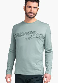 MEN SCHÖFFEL Trek & Hike<Very comfortable to wear longsleeve red