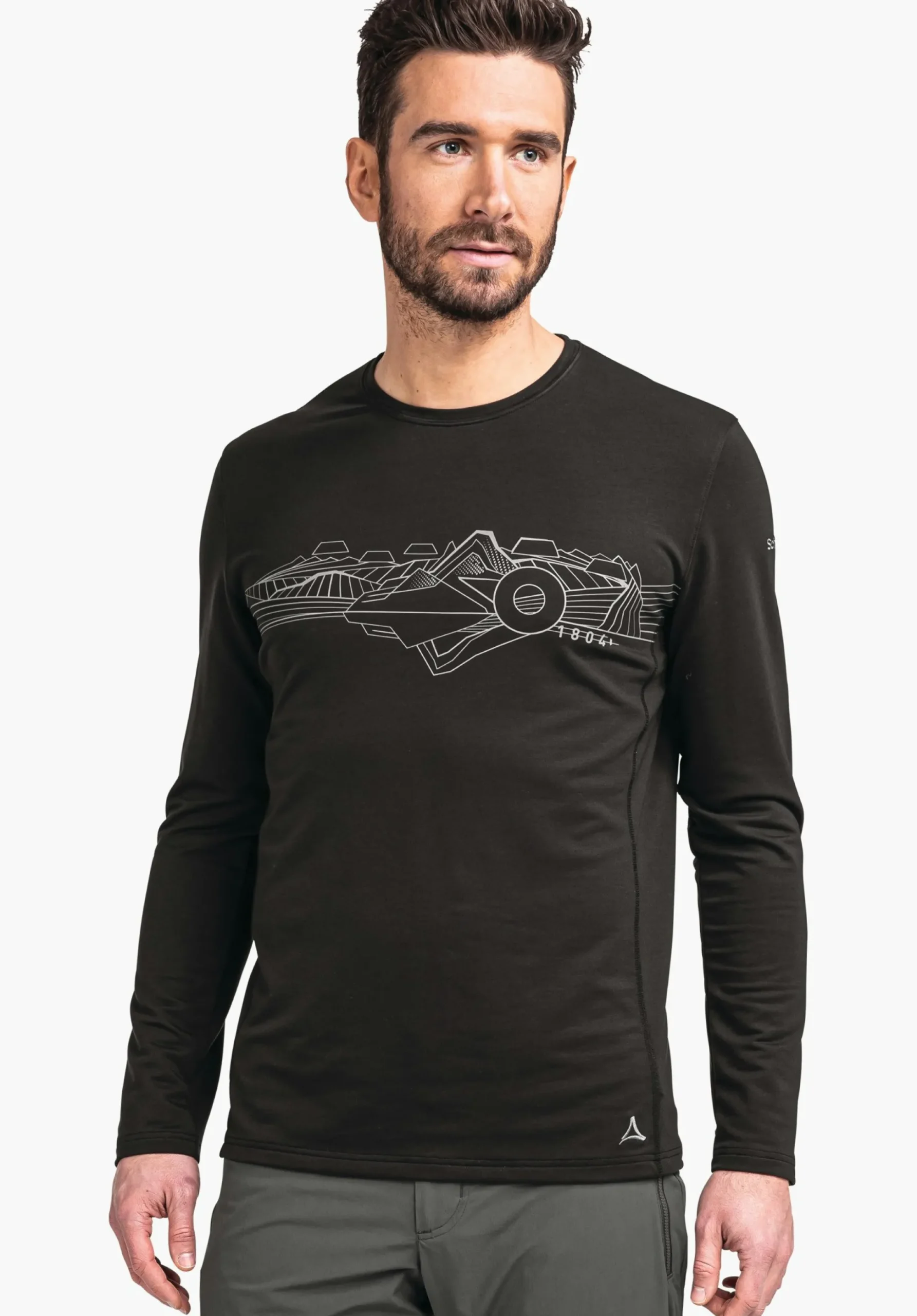 MEN SCHÖFFEL Trek & Hike<Very comfortable to wear longsleeve red