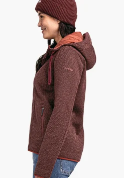 WOMEN SCHÖFFEL Travel/Leisure<Very warm fleece-mix hoody red