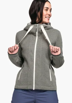 WOMEN SCHÖFFEL Travel/Leisure<Very warm fleece-mix hoody red