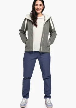 WOMEN SCHÖFFEL Travel/Leisure<Very warm fleece-mix hoody red