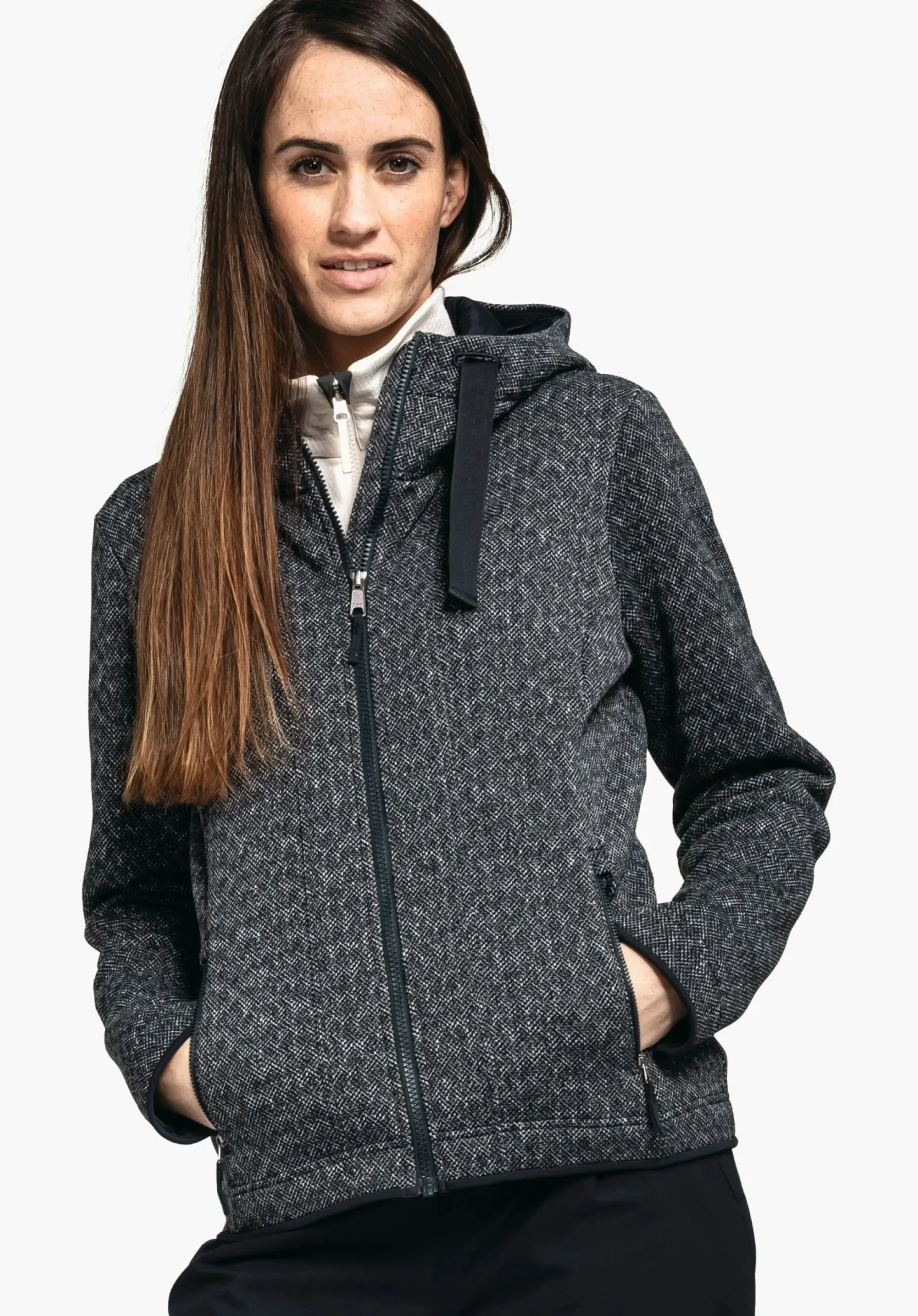 WOMEN SCHÖFFEL Travel/Leisure<Very warm fleece-mix hoody red