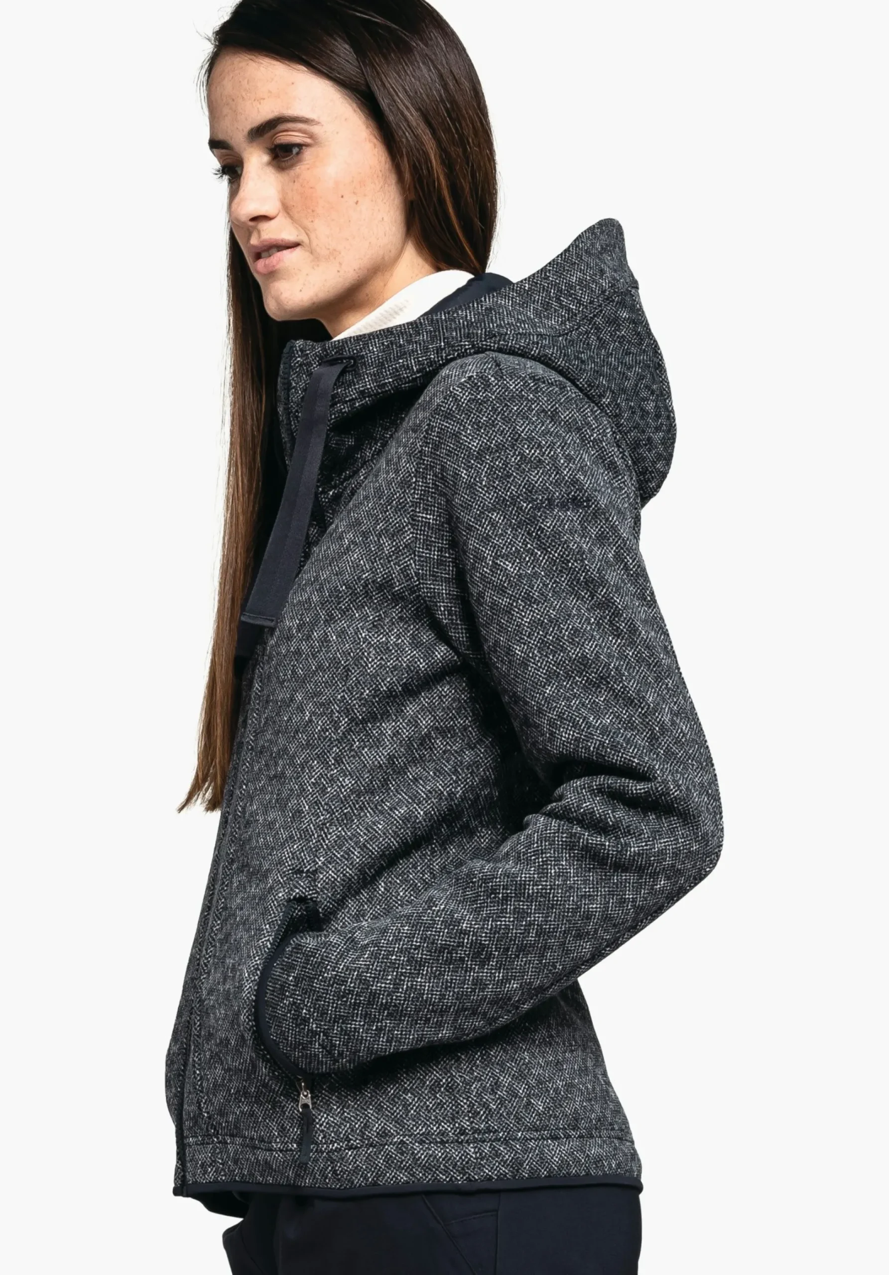 WOMEN SCHÖFFEL Travel/Leisure<Very warm fleece-mix hoody red